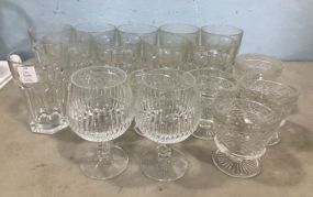 Group of Assorted Glassware