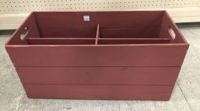 Pink Divided Storage Box