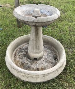 Large Concrete Water Fountain