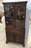 Duncan Phyfe Mahogany Corner Cabinet