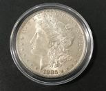 1883 Morgan Silver Dollar O Mark