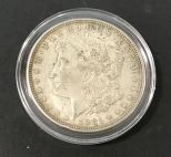1921 Morgan Silver Dollar D Mark