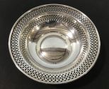 Sterling #202 Nut Bon Bon Reticulated Bowl