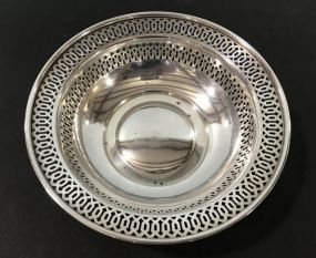 Sterling #202 Nut Bon Bon Reticulated Bowl