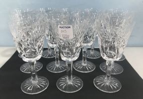 Twelve Waterford Crystal Goblets