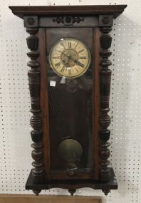 Antique Vienna Regulator Wall Clock