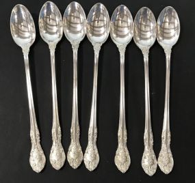 Seven Gorham Sterling Iced Tea Spoons