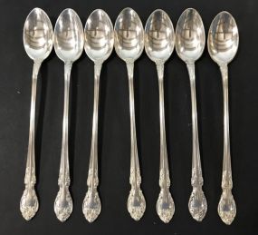 Seven Gorham Sterling Iced Tea Spoons