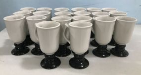 21 Vintage Hall's Irish Coffee Espresso Pedestal Mugs
