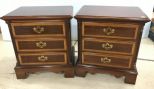 Pair of Aston Hall Georgian Reproduction Night Stands