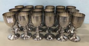 Blackington Fine Silver Plate Goblets 5 1/2