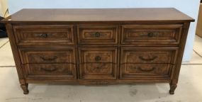 Dixie Furniture Company French Provincial Triple Dresser