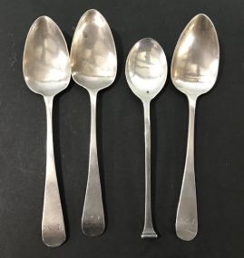 Four Sterling Spoons