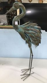 Metal Bird Statue