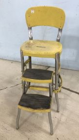 1950's Vintage Cosco Step Ladder Chair