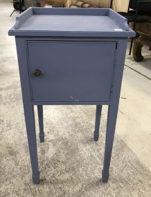 Painted Blue Sheraton Style Commode