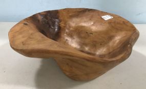 Unique Shaped Wood Bowl