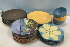 Evolution Sakura Plastic Plates and Bowls