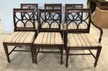 Six Duncan Phyfe Mahogany Dining Chairs