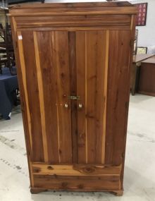 Vintage Double Door Cedar Wardrobe