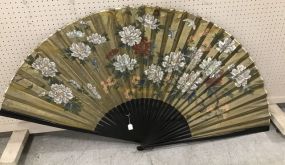 Large Oriental Decorative Wall Fan