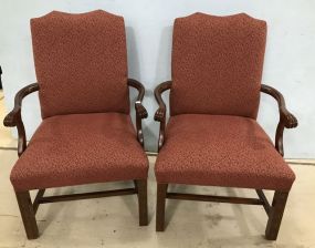 Pair of Martha Washington Chairs by Fairfield