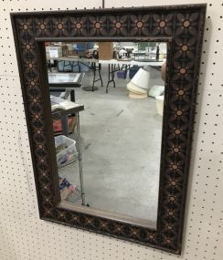 Small Wood Frame Wall Mirror