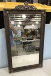 Vintage Wood Wall Mirror