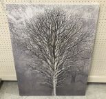 Modern Canvas Tree Print