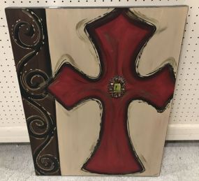 Signed Dana Cross Painting Canvas