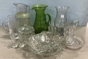 Collection of Pressed Glass Pieces