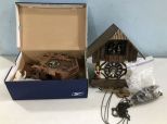 Two Vintage German Cuckoo Clock