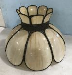 Vintage Slag Glass Lamp Shade