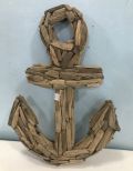 Wood Art Decorative Ship Anchor Wall Plaque