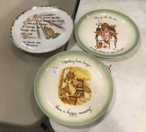 Holly Hobbie Collectible Plates and God Collectible Plate
