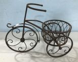 Decorative Metal Bike Planter