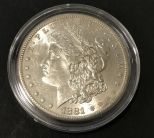1881 Silver Morgan Dollar S