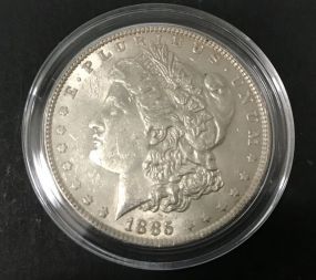 1885 Silver Morgan Dollar