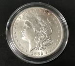 1886 Silver Morgan Dollar