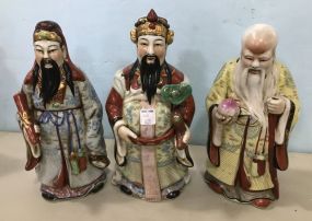 Wildwood Imports Porcelain Asian Tomb Pottery Figurines