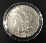 1886 Silver Morgan Dollar