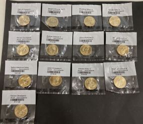 Collection of Presidential Dollar Coins