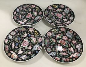Four Hand Painted Chinese 9