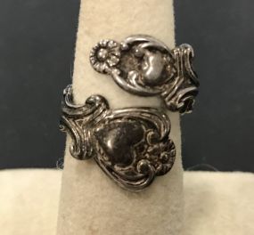 Vintage Sterling Silver Spoon Ring