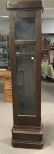 Antique Long Oak Grandfather Clock Case