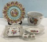 Five Hand Painted Porcelain