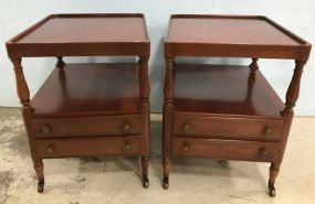 Willett Furniture Company Cherry Side Tables