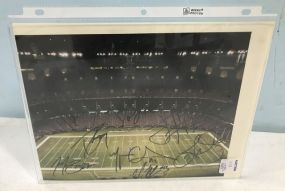 Signed 2010 Super Bowl Saints Photo 8