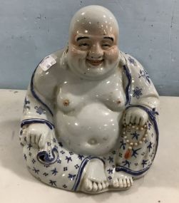 Blue and White Porcelain Buddha