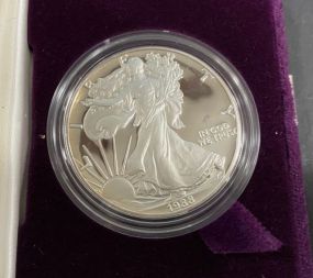1988 Silver American Eagle One Dollar Coin